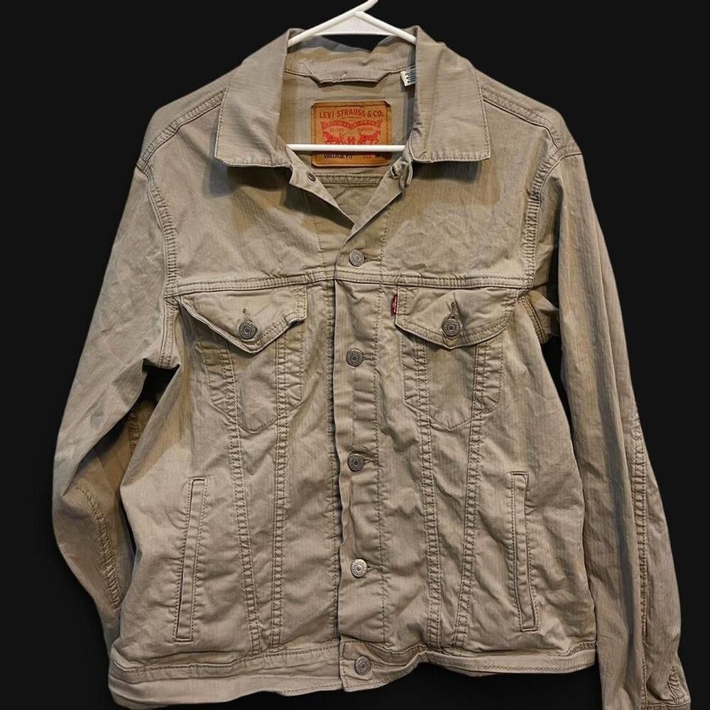 Levi-s Women's Tan and Cream Jacket